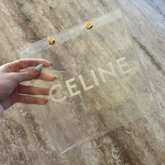 Celine Authentic 2021 athletic yellow crop top racer back tank | Size S - Picture 13 of 16